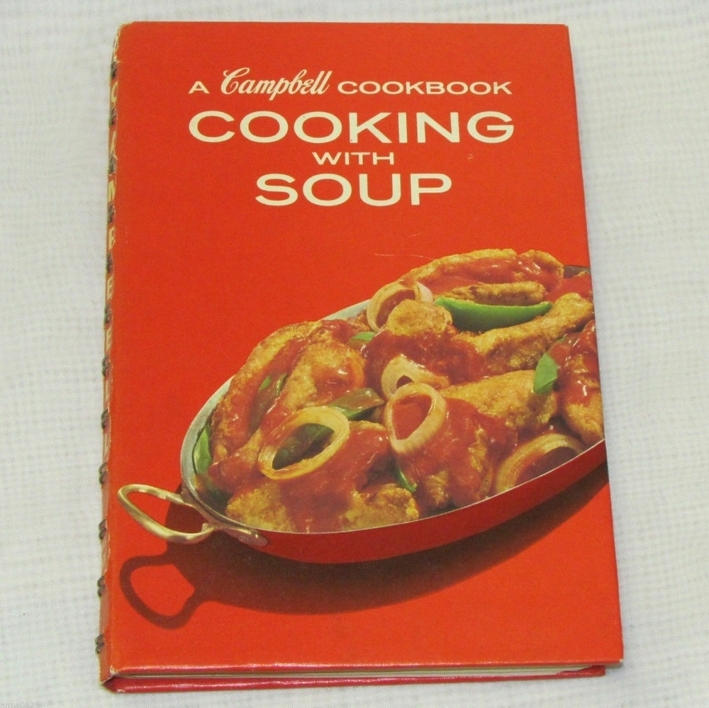Vintage Cookbook Campbell Cooking With Soup 1973 Coil Bound Recipes